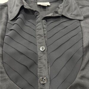 Worthington Shirt Black Small Petite